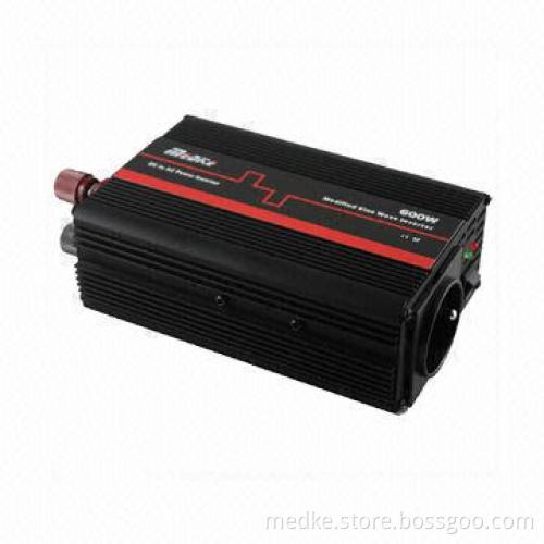 600W Modified Sine Wave/DC to AC Power Inverter, Sized 150 x 105 x 55mm